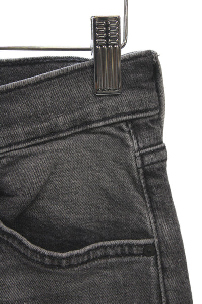 Mother Women Ankle Gray High Rise Cotton Jeans Size 26