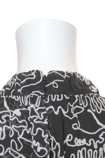Derek Lam 10 Crosby Womens Shift Dress Black High Neck Sleeveless Size 00