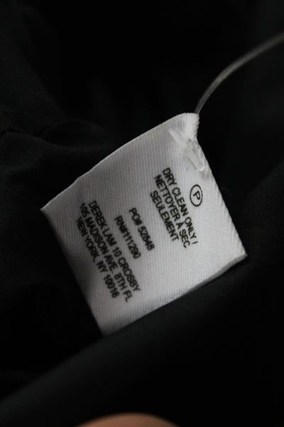 Derek Lam 10 Crosby Womens Shift Dress Black High Neck Sleeveless Size 00