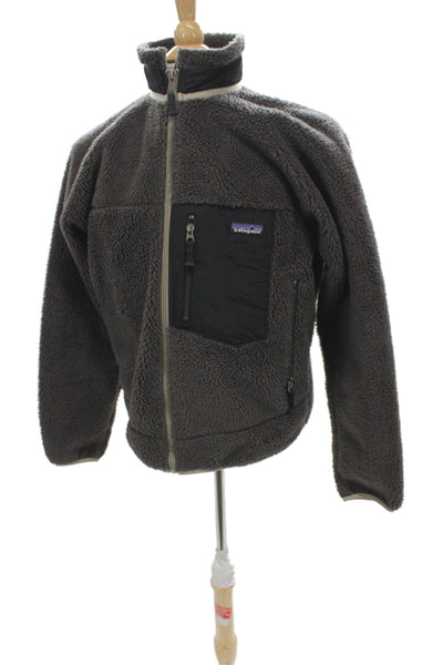 Patagonia Mens Basic Gray Polyester Jacket Size L