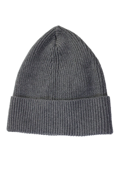 Maison Margiela Unisex Adults Cotton Knit Beanie Hat Gray Size OS