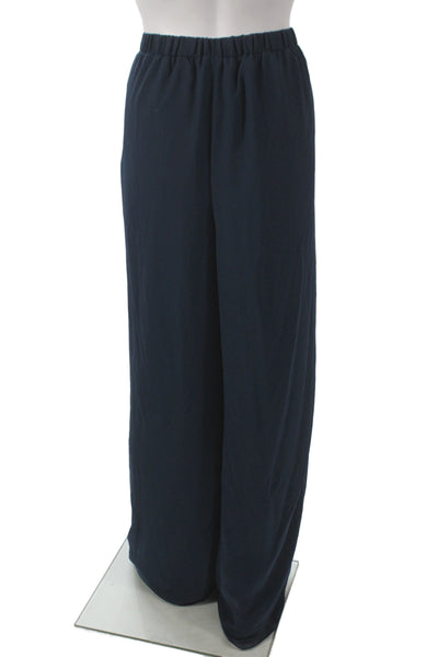 Azazie Womens Pantsuit Blue Polyester Wedding 3/4 Sleeve Size 16