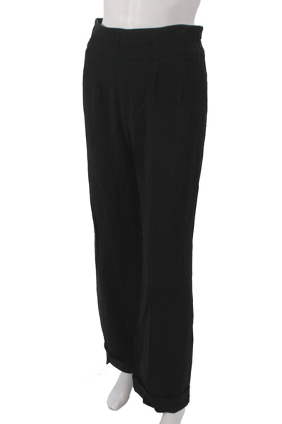 Blumarine Women Dress Pants Black Zip Size 38
