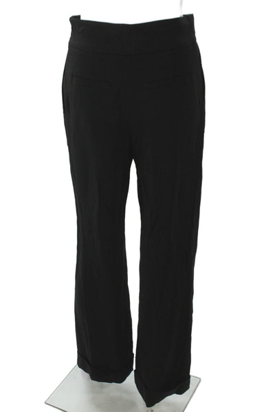 Blumarine Women Dress Pants Black Zip Size 38