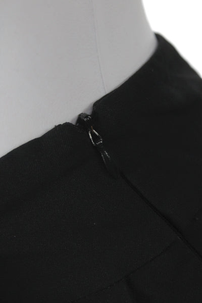 Blumarine Women Dress Pants Black Zip Size 38