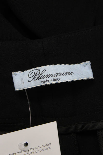 Blumarine Women Dress Pants Black Zip Size 38