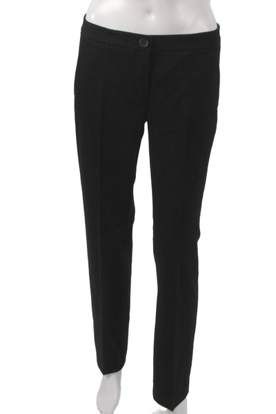 Theory Women Black Dress Pants Virgin Wool 31 Inseam Size 4