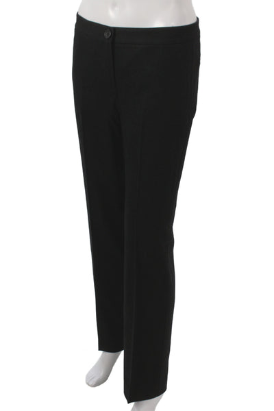 Theory Women Black Dress Pants Virgin Wool 31 Inseam Size 4