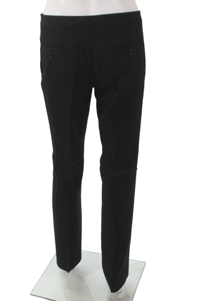 Theory Women Black Dress Pants Virgin Wool 31 Inseam Size 4