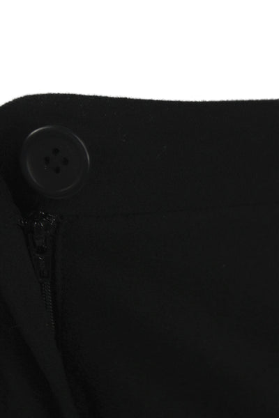 Theory Women Black Dress Pants Virgin Wool 31 Inseam Size 4