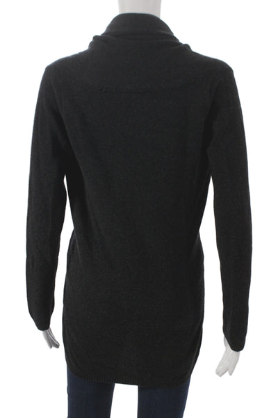 Vince Womens Black Cashmere Cowl Neck Pullover Sweater Long Sleeve Size S