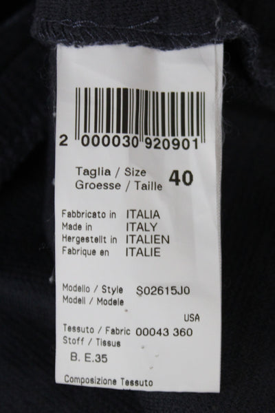 Peserico Women Sheath Dress Gray Above Knee Half Sleeve Round Neck Size 40