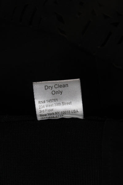 Parker Women Fit & Flare Black Mini Dress Knit Sleeveless Size XS