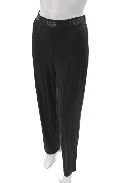 Ugg Womens Black Modal Lounge Pants Loungewear Solid Size S