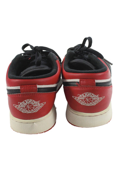Nike Boys Leather Lace-Up Low Top Colorblock Sneakers Size 7