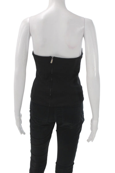 Ten Womens Black Off the Shoulder Basic Tank Size 4