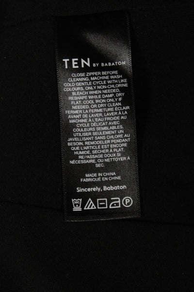 Ten Womens Black Off the Shoulder Basic Tank Size 4