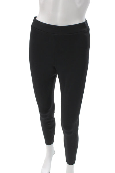 Theory Women Ankle Leggings Black Size S