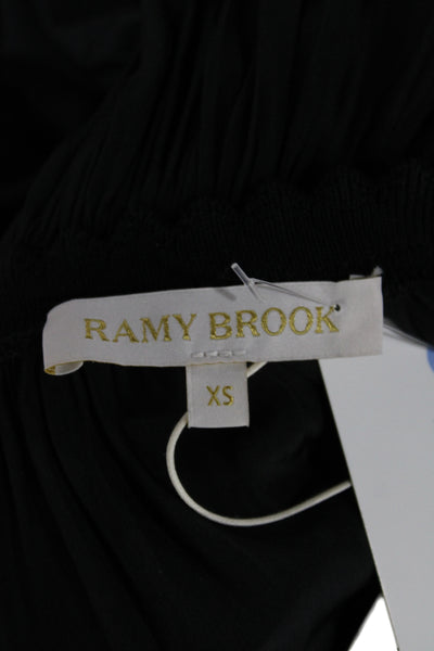 Ramy Brook Women Mini Black Sleeveless Scoop Neck Dress Size XS