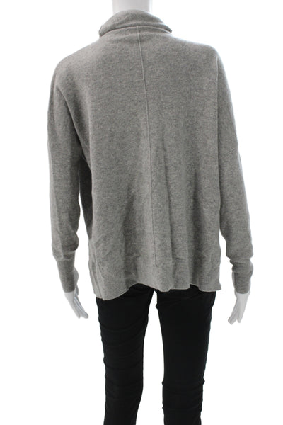 Club Monaco Womens Cashmere Turtleneck Pullover Sweater Gray Size XS