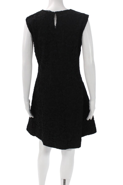 Ermanno Scervino Women A-Line Dress Black Knee-Length Size 42