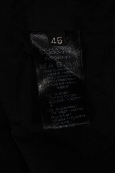 Ermanno Scervino Women A-Line Dress Black Knee-Length Size 42
