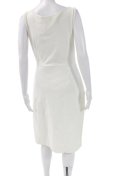 Chiara Boni La Petite Robe Women Wrap Dress Ivory Size 48