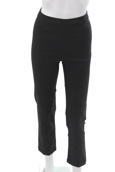 Franne Golde Women Ankle Black Pants 74% Rayon Pull On Inseam 27 Size 6