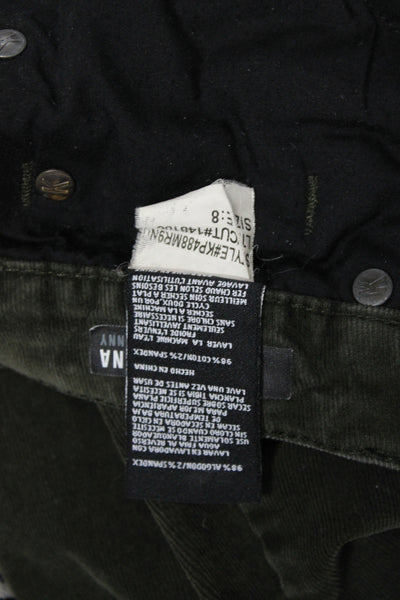 KUT from the Kloth Womens Green Ankle Pants Button Closure Size 8
