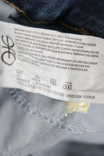 Gloria Vanderbilt Edition Women Blue Straight Jeans Cotton Size 6
