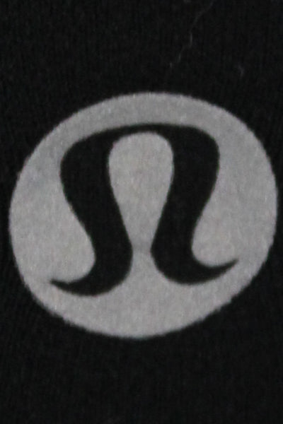 Lululemon Women Ankle Leggings Black Nylon Athleisure Size 2