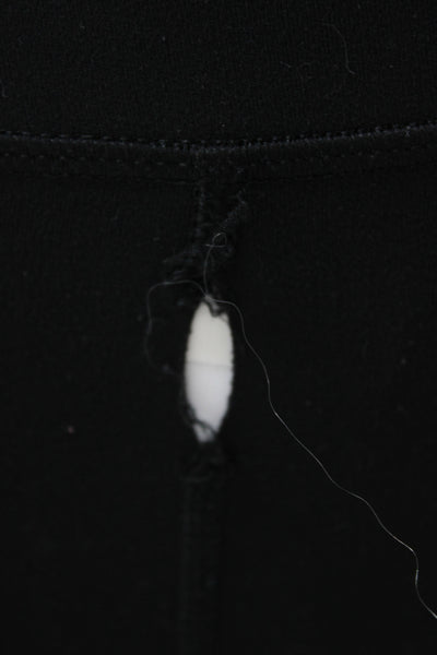 Lululemon Women Ankle Leggings Black Nylon Athleisure Size 2