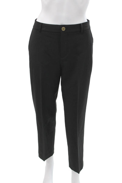 Club Monaco Womens Black Dress Pants Button Closure Size 2