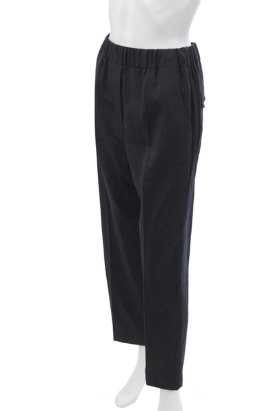 Weekend Max Mara Womens Dress Pants Black Pull On 54% Polyester Size 2