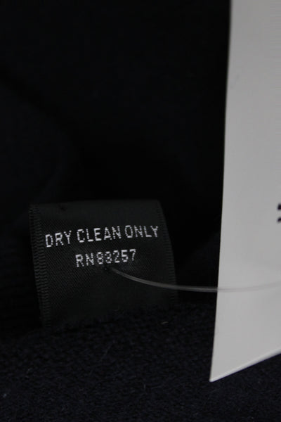 Joseph & Lyman Women Black Cashmere V-Neck Sweater Vest Size L