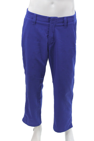 Under Armour Men Chino Pants Blue Athleisure 88% Nylon Size 34