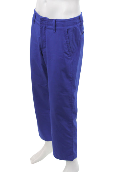 Under Armour Men Chino Pants Blue Athleisure 88% Nylon Size 34