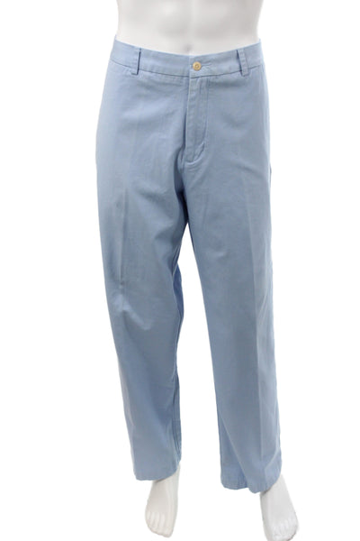 Vineyard Vines Mens Blue Chino Pants 100% Cotton Button Size 35