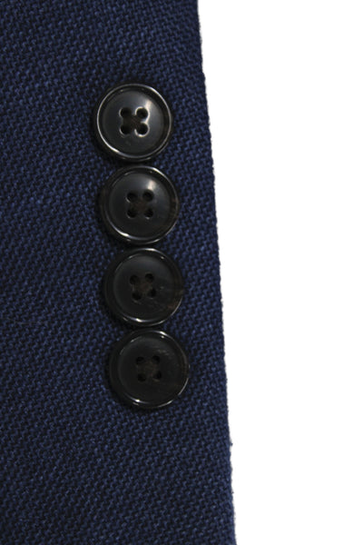 Chaps Mens Blue Polyester Blazer Button Size 42