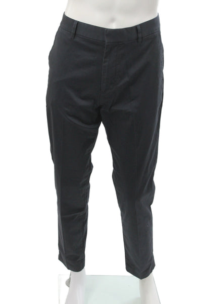 Bonobos Mens Black Cotton Chino Pants Button Closure Size 36
