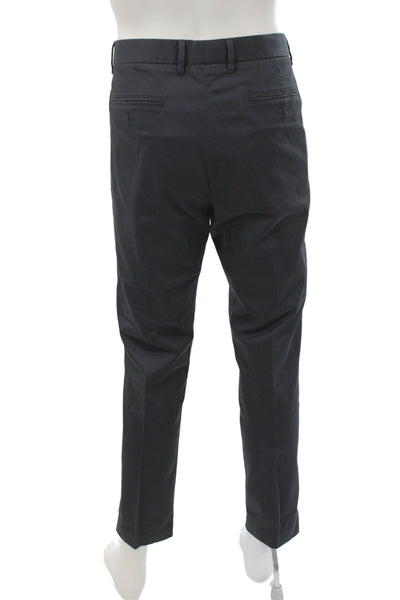 Bonobos Mens Black Cotton Chino Pants Button Closure Size 36