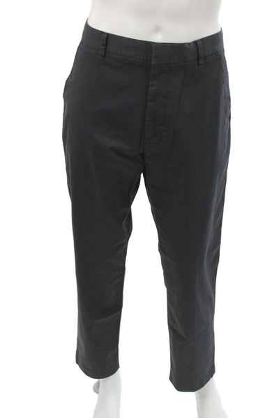 Bonobos Mens Chino Pants Black Zip Cotton Inseam 30 Size 36