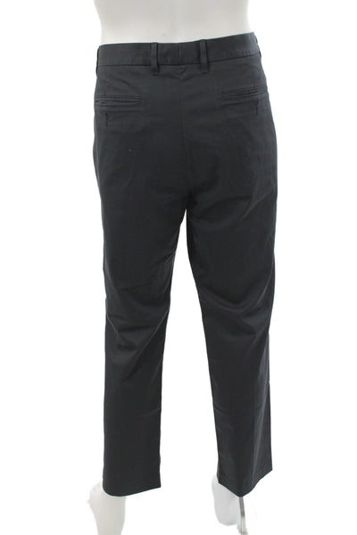 Bonobos Mens Chino Pants Black Zip Cotton Inseam 30 Size 36