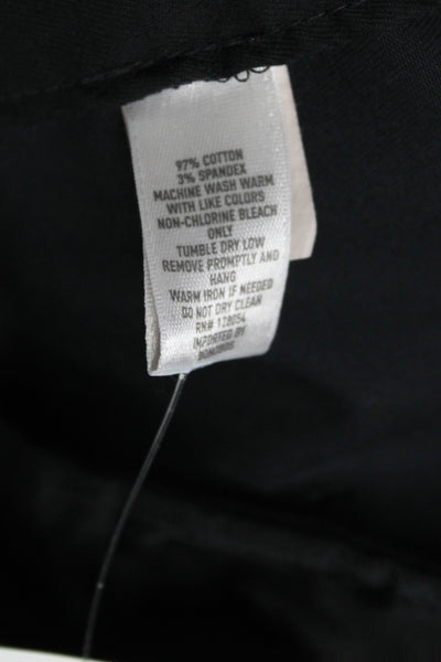 Bonobos Mens Chino Pants Black Zip Cotton Inseam 30 Size 36
