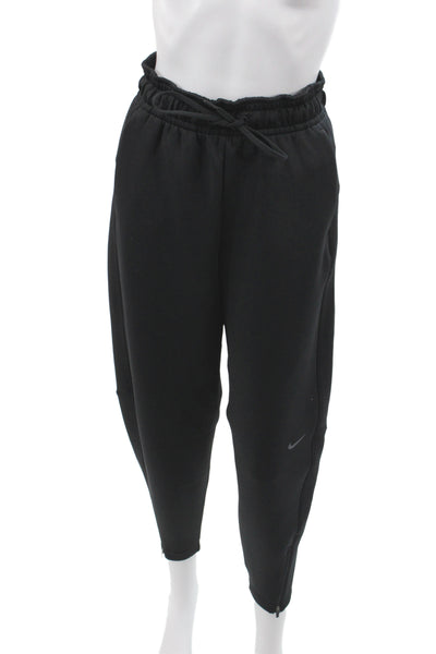 Nike Unisex Adults Jogger Pants Black Drawstring Size XS