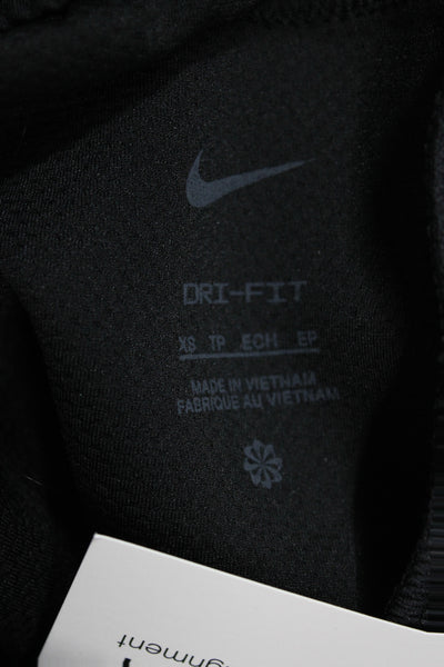 Nike Unisex Adults Jogger Pants Black Drawstring Size XS