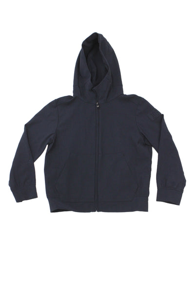 Il Gufo Boys Full Zip Long Sleeve Hoodie Top Navy Size 8Y
