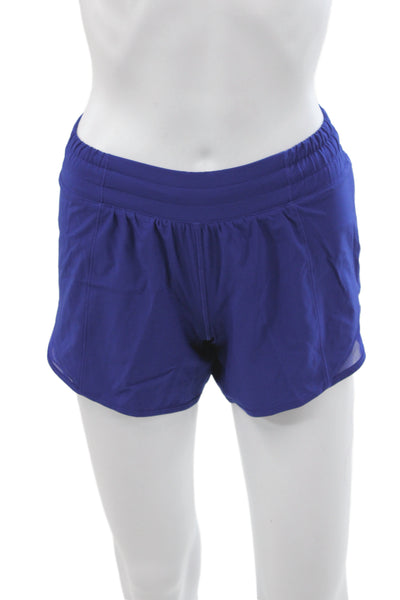 Lululemon Womens Athletic Pink Shorts Zip Synthetic Size XS