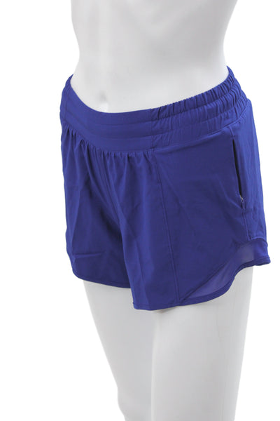Lululemon Womens Athletic Pink Shorts Zip Synthetic Size XS