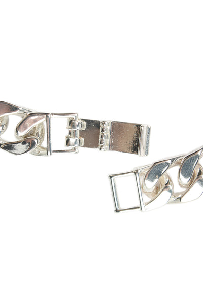 Jenny Bird Womens Silver Tone Bo Nameplate Choker Necklace 16"
